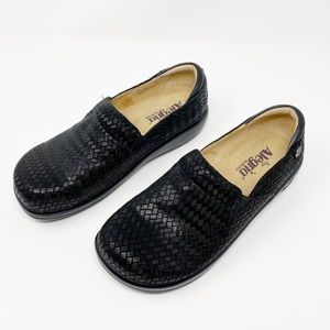 Alegria Black Leather Keli Esher Shoes Size 8.5